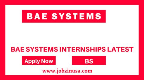 bae systems usa internships